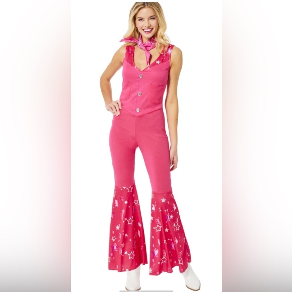 Barbie Western Custom New Women’s Adult Halloween Pink Small 4-6